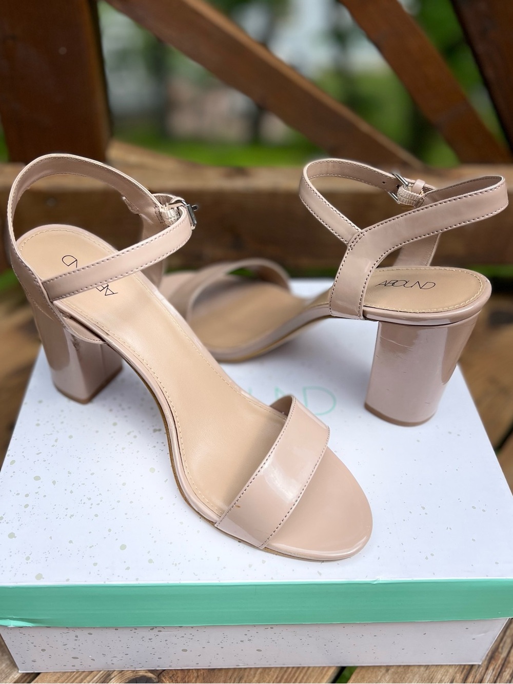 Abound Nude Patent Pumps